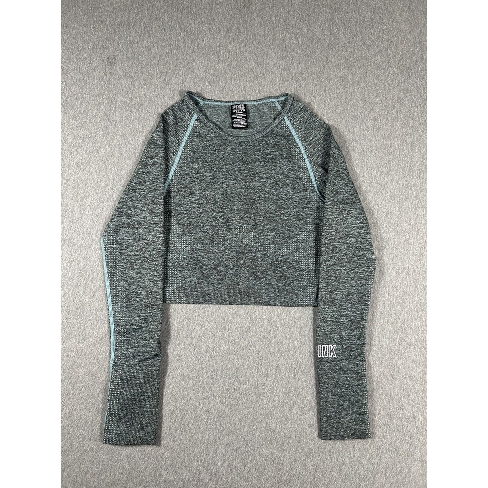 Victoria's Secret‎ PINK Seamless Long Sleeve Crop Top Size M